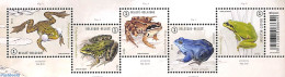 Belgium 2022 Frogs 5v, Mint NH, Nature - Frogs & Toads - Reptiles - Neufs