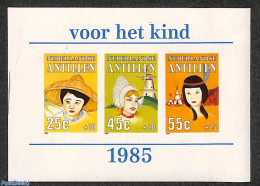 Netherlands Antilles 1985 Child Welfare S/s, Imperforated, Mint NH, Various - Costumes - Mills (Wind & Water) - Costumes