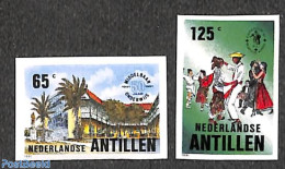 Netherlands Antilles 1991 Education, Espamer 2v, Imperforated, Mint NH, Performance Art - Science - Dance & Ballet - E.. - Danse