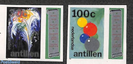 Netherlands Antilles 1989 Christmas 2v, Imperforated, Mint NH, Religion - Christmas - Christmas