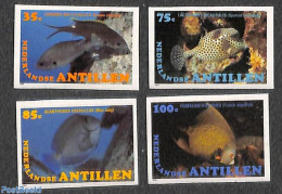 Netherlands Antilles 1982 Fish 4v, Imperforated, Mint NH, Nature - Fish - Pesci