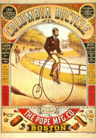 CPM- Affiche Publicité Cycles "Columbia Bicycle" Vélocipèdes - Boston*  TBE - Advertising