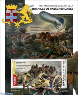 Togo 2022 105the Anniversary Of The End Of The Battle Of Passchendaele, Mint NH, History - Nature - Transport - Horses.. - Avions