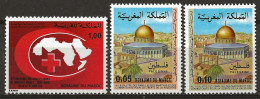 MAROC: *, **, N° YT 810 Ch., 812 Et 813, TB - Morocco (1956-...)