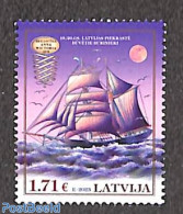 Latvia 2023 Anna Victoria 1v, Mint NH, Transport - Ships And Boats - Schiffe