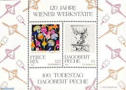 Austria 2023 120 Years Wiener Werkstätte S/s, Mint NH, Art - Modern Art (1850-present) - Paintings - Unused Stamps