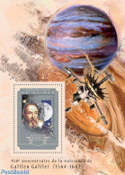 Guinea, Republic 2014 Galileo Galilei, Mint NH, History - Science - Transport - Explorers - Inventors - Space Explorat.. - Exploradores