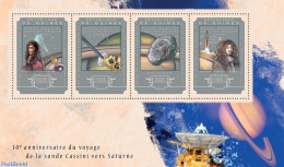 Guinea, Republic 2014 10th Anniversary Of The Spacecraft Cassini’s Arrival At Saturn, Mint NH, History - Transport -.. - Explorers