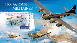Guinea, Republic 2015 Military Planes, Mint NH, History - Transport - Militarism - Aircraft & Aviation - Militaria