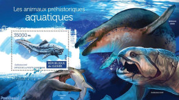 Guinea, Republic 2015 Prehistoric Water Animals, Mint NH, Nature - Fish - Prehistoric Animals - Poissons