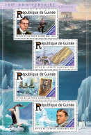 Guinea, Republic 2015 Endurance Expedition, Mint NH, History - Nature - Transport - Explorers - Dogs - Penguins - Ship.. - Exploradores