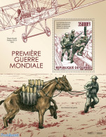 Guinea, Republic 2015 World War I , Mint NH, History - Nature - Transport - Various - Militarism - Horses - Aircraft &.. - Militares