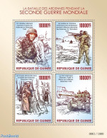 Guinea, Republic 2015 Battle Of The Bulge, Mint NH, History - Various - Militarism - World War II - Weapons - Militares
