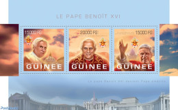 Guinea, Republic 2013 Pope Benedict XVI, Mint NH, Religion - Pope - Päpste