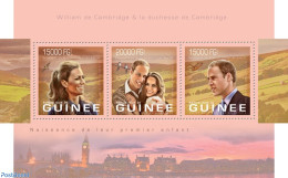 Guinea, Republic 2013 Prince William And Kate Middleton, Mint NH, History - Kings & Queens (Royalty) - Königshäuser, Adel