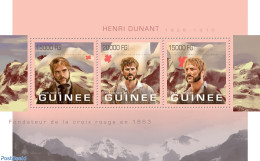 Guinea, Republic 2013 Henri Dunant, Mint NH, Health - Sport - Red Cross - Mountains & Mountain Climbing - Cruz Roja