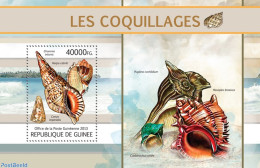 Guinea, Republic 2013 Shells, Mint NH, Nature - Shells & Crustaceans - Maritiem Leven