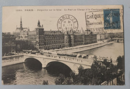 DPT 75 - Paris - Perspective De La Seine - Le Pont Au Change Et La Conciergerie - Non Classés