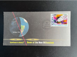 CHILI CHILE 2000 SPECIAL COVER DAWN OF THE NEW MILLENNIUM 01-01-2000 - Chile