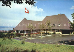 12587080 Fruthwilen Hotel Restaurant Haldenhof Schweizer Flagge Bodensee Fruthwi - Autres & Non Classés