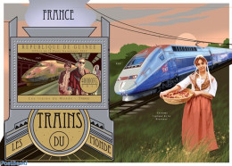 Guinea, Republic 2012 Trains Of The World - France, Mint NH, Transport - Railways - Trains