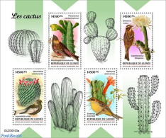 Guinea, Republic 2023 Cactus, Mint NH, Nature - Birds - Cacti - Cactusses