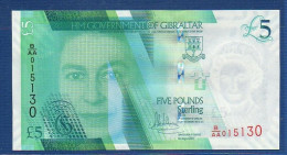 GIBRALTAR - P.42 – 5 Pounds 2020 UNC, S/n B/AA 015130 - Gibraltar