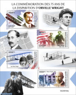 Guinea, Republic 2023 75th Memorial Anniversary Of Orville Wright, Mint NH, Transport - Aircraft & Aviation - Avions