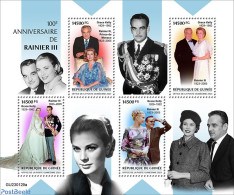 Guinea, Republic 2023 100th Anniversary Of Rainier III, Mint NH, Performance Art - Movie Stars - Acteurs