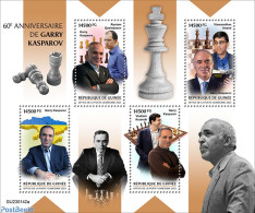 Guinea, Republic 2023 Kasparov, Mint NH, Sport - Chess - Schaken