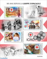 Guinea, Republic 2023 Spanish Flu, Mint NH, Health - Red Cross - Rotes Kreuz