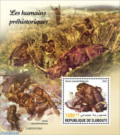 Djibouti 2023 Prehistoric Humans, Mint NH, Nature - Prehistoric Animals - Prehistory - Prehistorisch