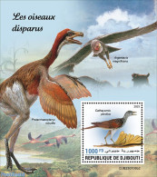 Djibouti 2023 Extinct Birds, Mint NH, Nature - Birds - Prehistoric Animals - Prehistóricos
