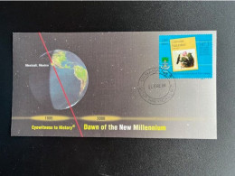 MEXICO 2000 SPECIAL COVER DAWN OF THE NEW MILLENNIUM 01-01-2000 - Messico