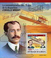 Djibouti 2023 Orville Wright, Mint NH, Science - Transport - Inventors - Aircraft & Aviation - Airplanes