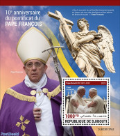 Djibouti 2023 Pope Francis, Mint NH, Religion - Pope - Pausen