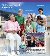 Djibouti 2023 100th Anniversary Of Rainier III, Mint NH, Nature - Performance Art - Dogs - Movie Stars - Actores