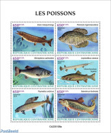 Central Africa 2023 Fishes, Mint NH, Nature - Fish - Fishes