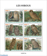 Central Africa 2023 Owls, Mint NH, Nature - Birds Of Prey - Owls - Zentralafrik. Republik