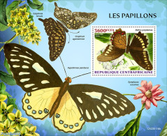 Central Africa 2023 Butterflies, Mint NH, Nature - Butterflies - Flowers & Plants - Centrafricaine (République)