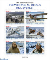 Central Africa 2023 First Flight Over Everest, Mint NH, History - Sport - Transport - Explorers - Mountains & Mountain.. - Explorers