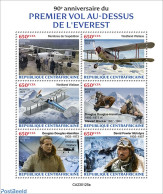 Central Africa 2023 First Flight Over Everest, Mint NH, History - Sport - Transport - Explorers - Mountains & Mountain.. - Esploratori