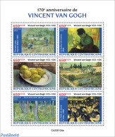 Central Africa 2023 Vincent Van Gogh, Mint NH, Nature - Fruit - Trees & Forests - Art - Paintings - Vincent Van Gogh - Fruit
