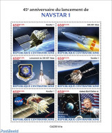 Central Africa 2023 Navstar 1, Mint NH, History - Transport - American Presidents - Space Exploration - Zentralafrik. Republik