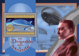 Guinea, Republic 2012 Zeppelins And Dirigibles, Mint NH, Transport - Zeppelins - Zeppelines