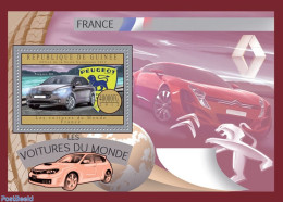 Guinea, Republic 2012 French Cars, Mint NH, Transport - Automobiles - Coches