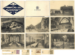 Abbaye N.D De Scourmont, 7Cartes , Moisson Forges-Chimay, Vue, Cour, Criptori, Salle, Réfectoire, Cimetière_CPA Vintage - Chimay