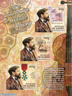 Guinea, Republic 2012 Claude Debussy, Mint NH, Performance Art - Music - Art - Composers - Musica