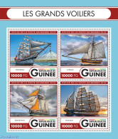 Guinea, Republic 2016 Tall Ships , Mint NH, Transport - Ships And Boats - Schiffe