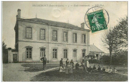 37 BREHEMONT. Ecole Communale 1908. La Ronde Jeux D'Enfants - Andere & Zonder Classificatie